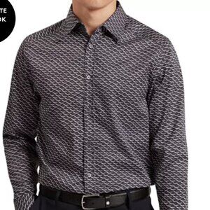 Ted Baker Agnar XL Long Sleeved Dark Gray Shirt NWT